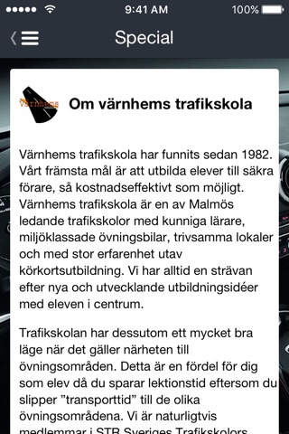 Värnhems trafikskola screenshot 3