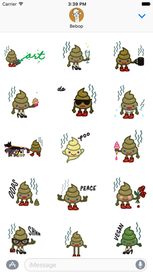 CutiePoops - Poop stickers for every occ