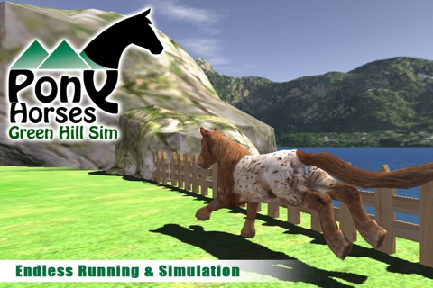 Pony Horses Green Hill Climb Simulator screenshot 3