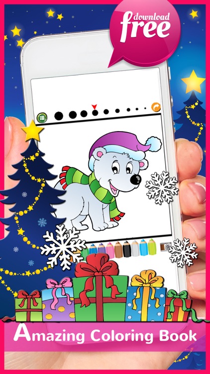 Christmas Coloring Book Free For Kids And Toddlers