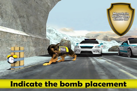 Mountain Police Dog Chase Criminal 3D screenshot 2