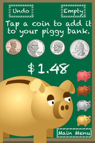 Professor Piggy Bank -US Coins - náhled
