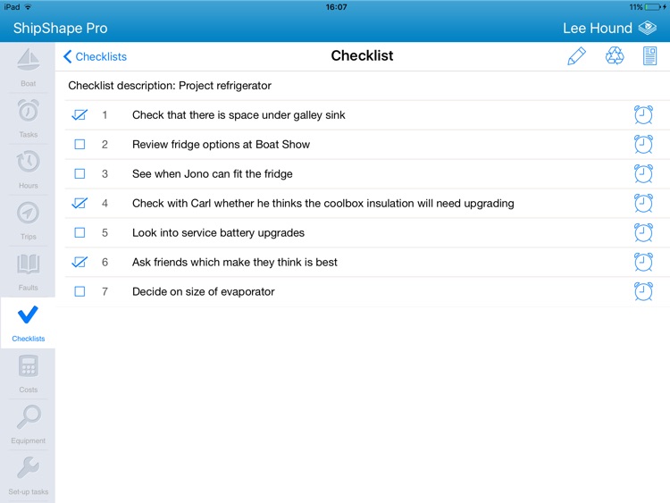 ShipShape Pro - Boat Maintenance App for iPad screenshot-4