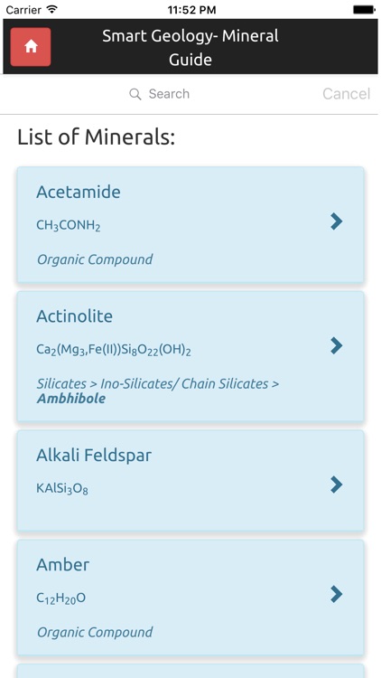 Smart Geology- Mineral Guide