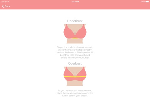 mybra.size - your bra size screenshot 3