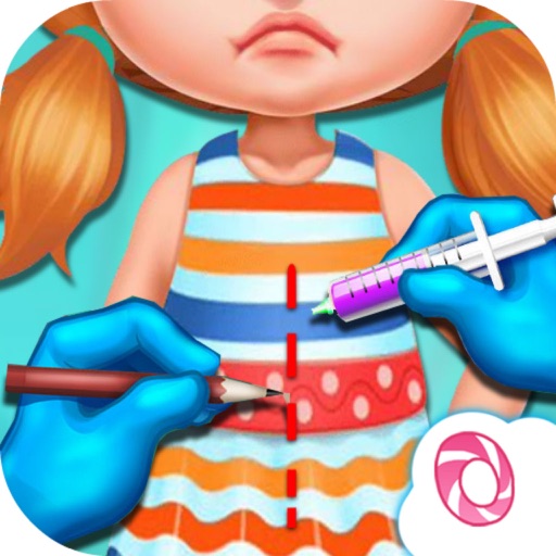 Cute Girl's Heart Surgery Salon-Clinic Diary Icon