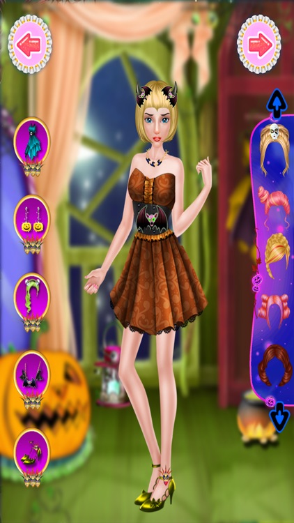 Halloween Spooky Monster - Dressup Makeup salon screenshot-4