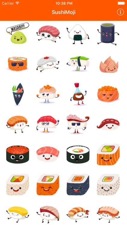 SushiMoji - Yummy Sushi Emoji Keyboard & Stickers