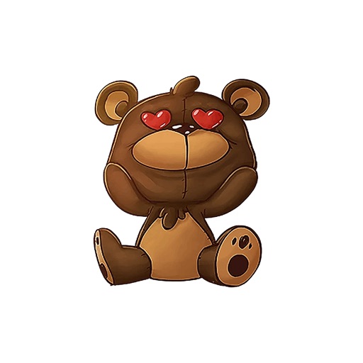 Sweety Brown Bear - stickers for iMessage