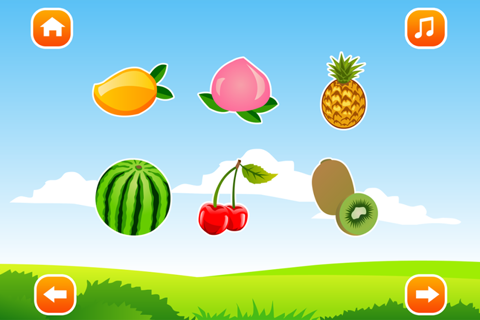 皮皮猴认水果：幼儿教育儿童游戏2岁 screenshot 4