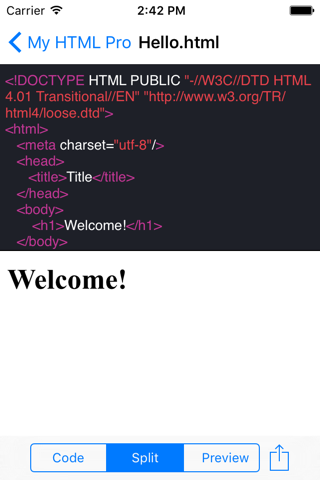My HTML Pro screenshot 4