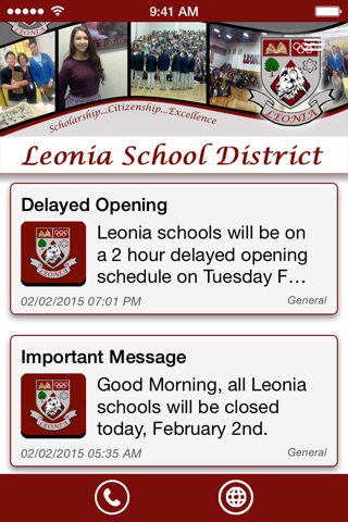 Leonia School District screenshot 2