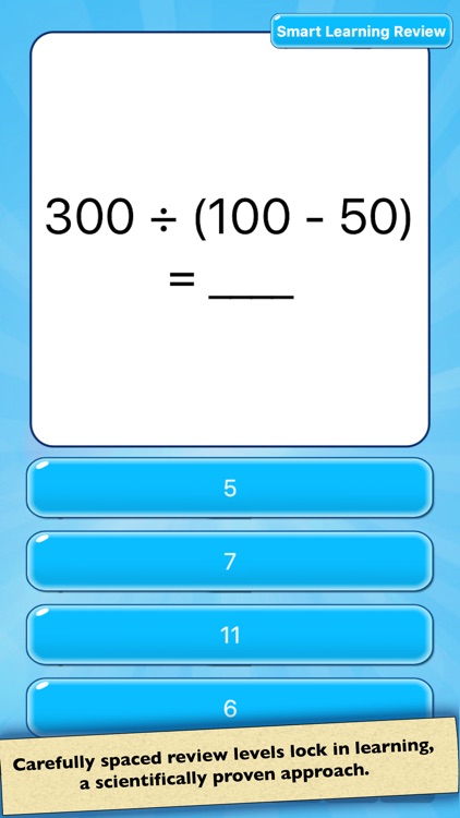 Mental Math Test — Multiplication and Division screenshot-3