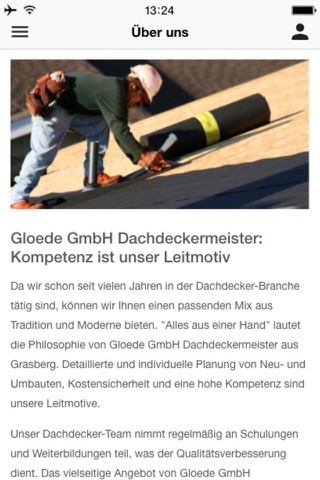Gloede GmbH Dachdeckermeister screenshot 2