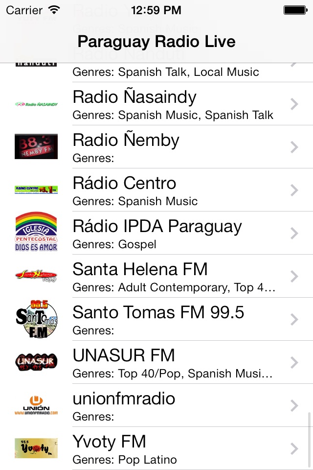 Paraguay Radio Live Player (Asunción / Spanish / Guaraní / español / Paraguayan) screenshot 2