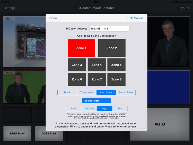 iCaster - Remote Control for NewTek Tricaster Advanced Edition