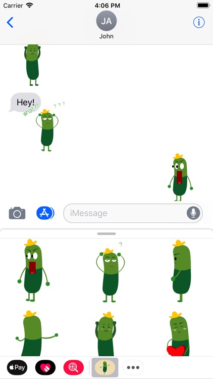 Cucumber Animated Stickers