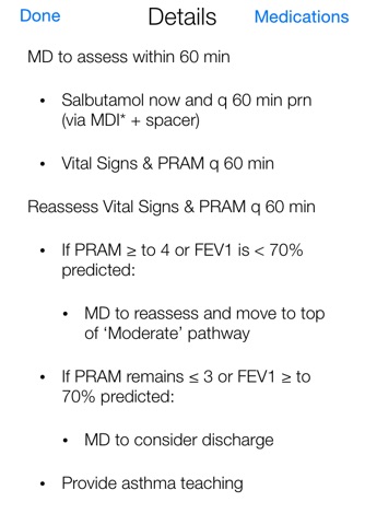 PRAM Score - Pediatric Asthma screenshot 2