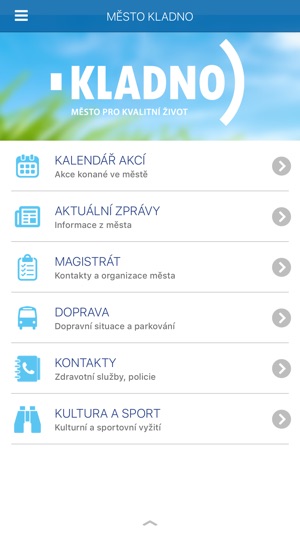 Město Kladno - oficiální mobilní aplikac