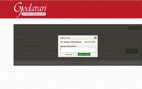 Godavari Curry Express screenshot 2