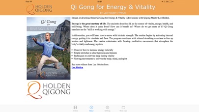 Qi Gong for Energy & Vitality screenshot 3