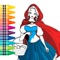 Princess coloring book game