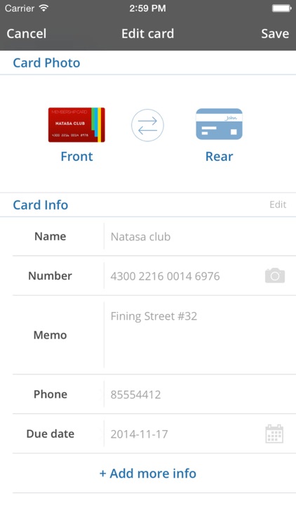 Card Mate Pro- credit cards wallet QR code Scanner