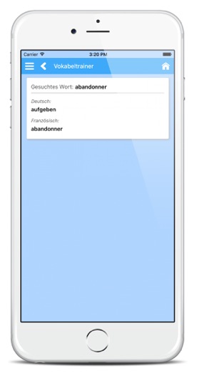Vokabeltrainer Deutsch-Französisch(圖4)-速報App