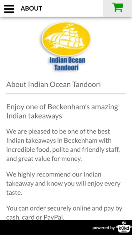 Indian Ocean Tandoori Takeaway screenshot-3