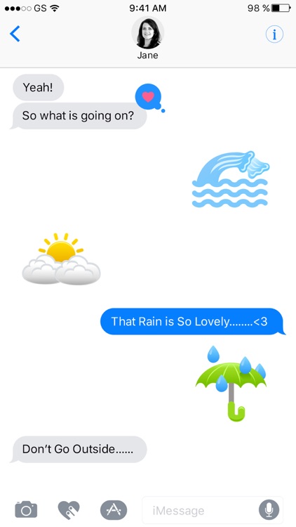 Weathermoji - Stickers For iMessage