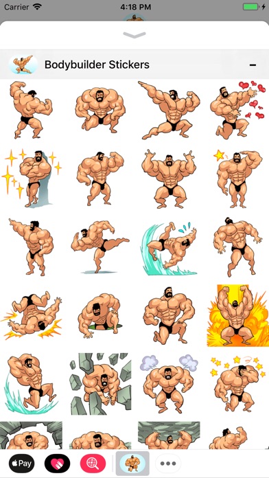 Fitness Man Stickers screenshot 2