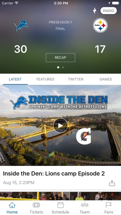 Detroit Lions Mobile