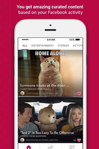 FreshFeed - Your personalized feed of trending content, videos, gifs, news and more! screenshot 2