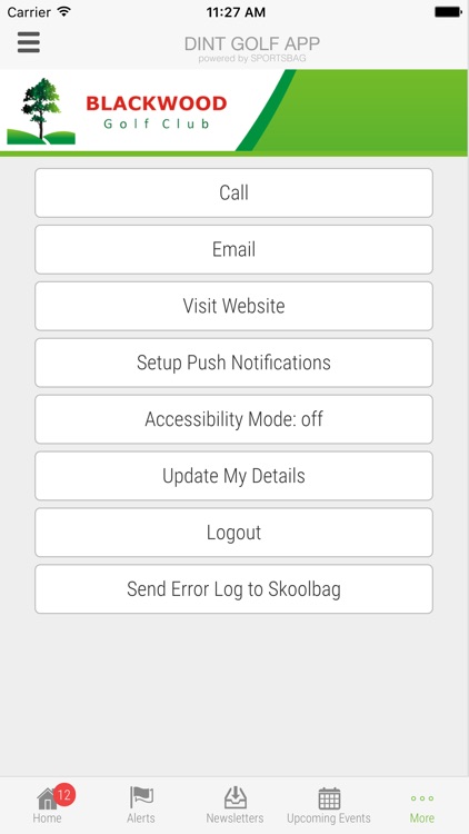 Blackwood Golf Club - Sportsbag screenshot-3