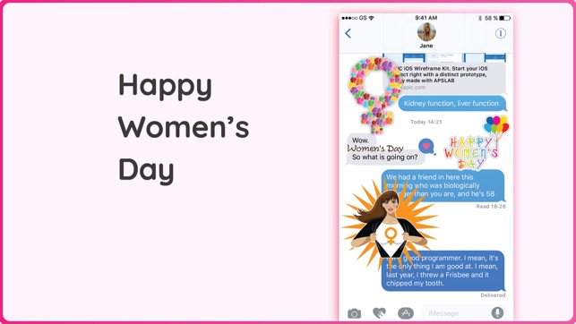 Amazing Women's Day Stickers(圖3)-速報App