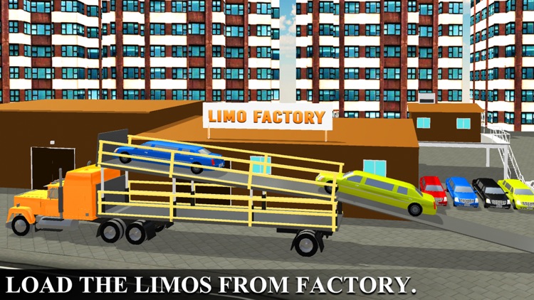 Limo Transporter Truck Simulator - Transport cars