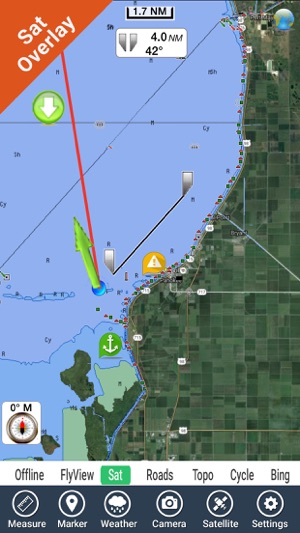 Lake Okeechobee Florida GPS fishing chart(圖2)-速報App