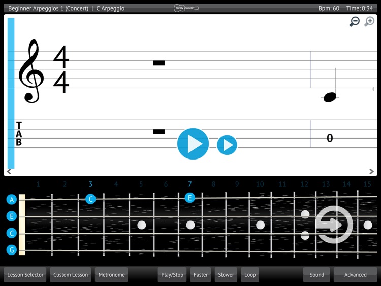 Learn & Practice Ukulele Music Lessons Exercises