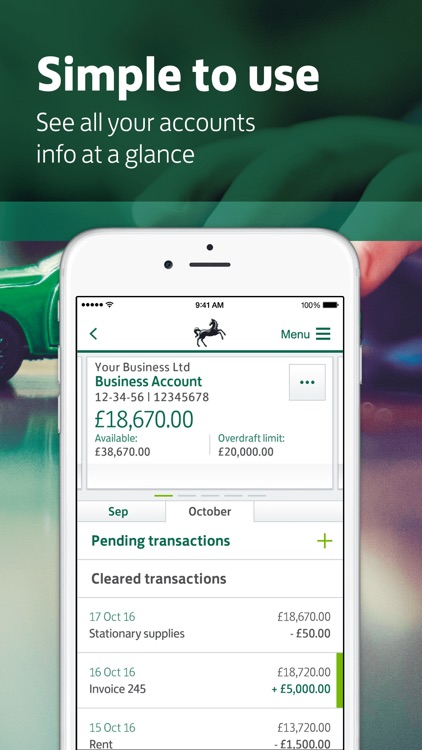 Lloyds Bank Business Mobile Banking
