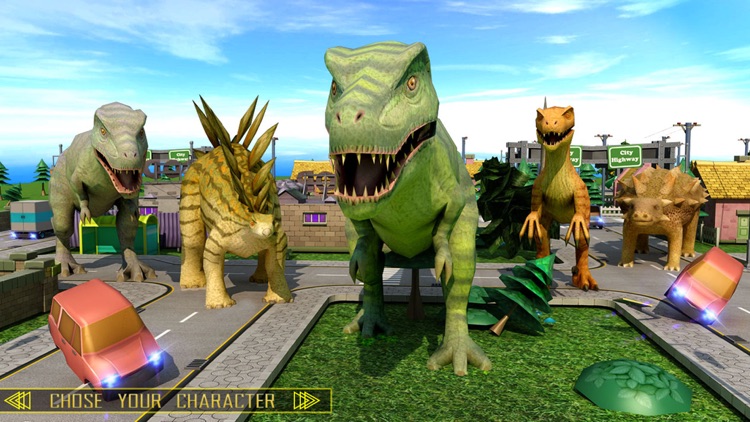 Wild Dino City Attack screenshot-4