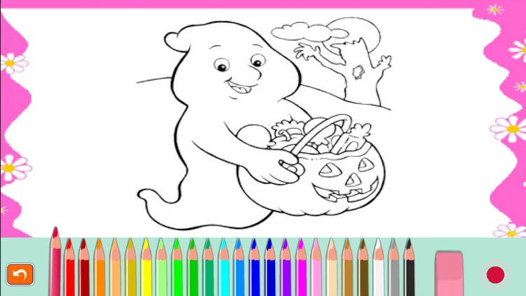 Preschool Halloween Coloring page