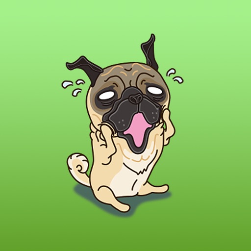 The Happy Bulldog - BEGIN Stickers for iMessage icon