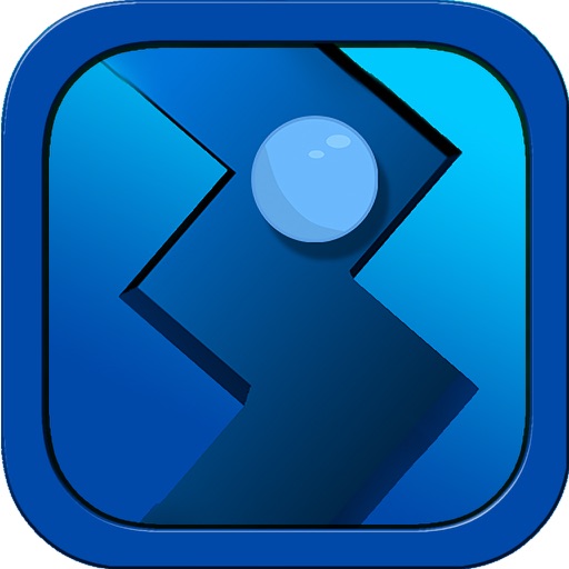 Zigzag Roll Ball 3D Icon