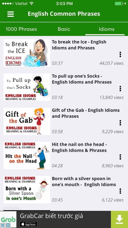 English Phrases - Most common expressions & idoms