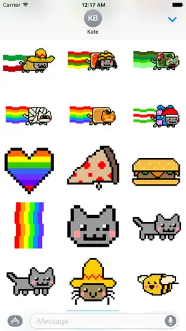 Game screenshot Nyan Cat Stickers! hack