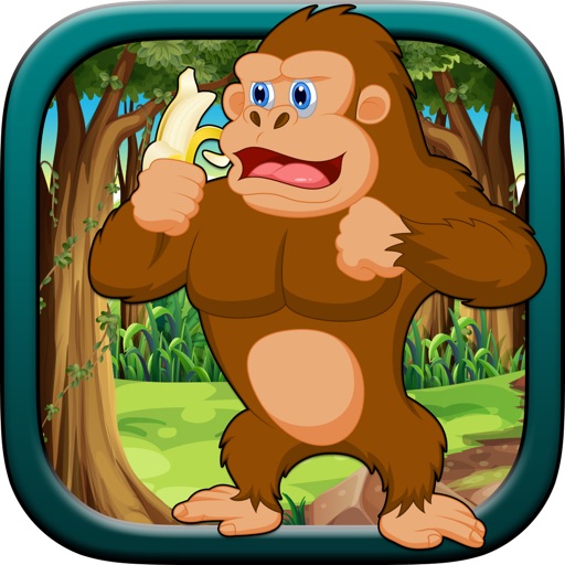 Super Banana Jump Mania - A Gorilla Food Frenzy Adventure Simulator icon