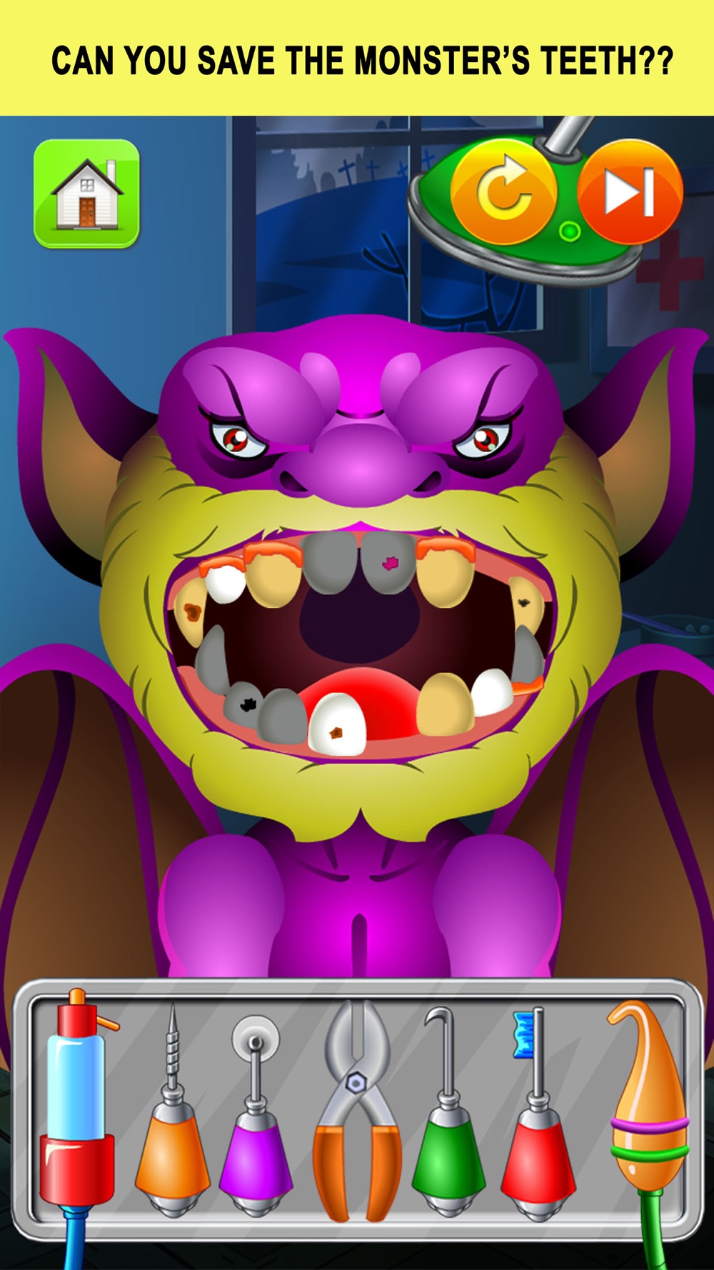 Monster Dentist Doctor Shave - Kid Games Free hack tool