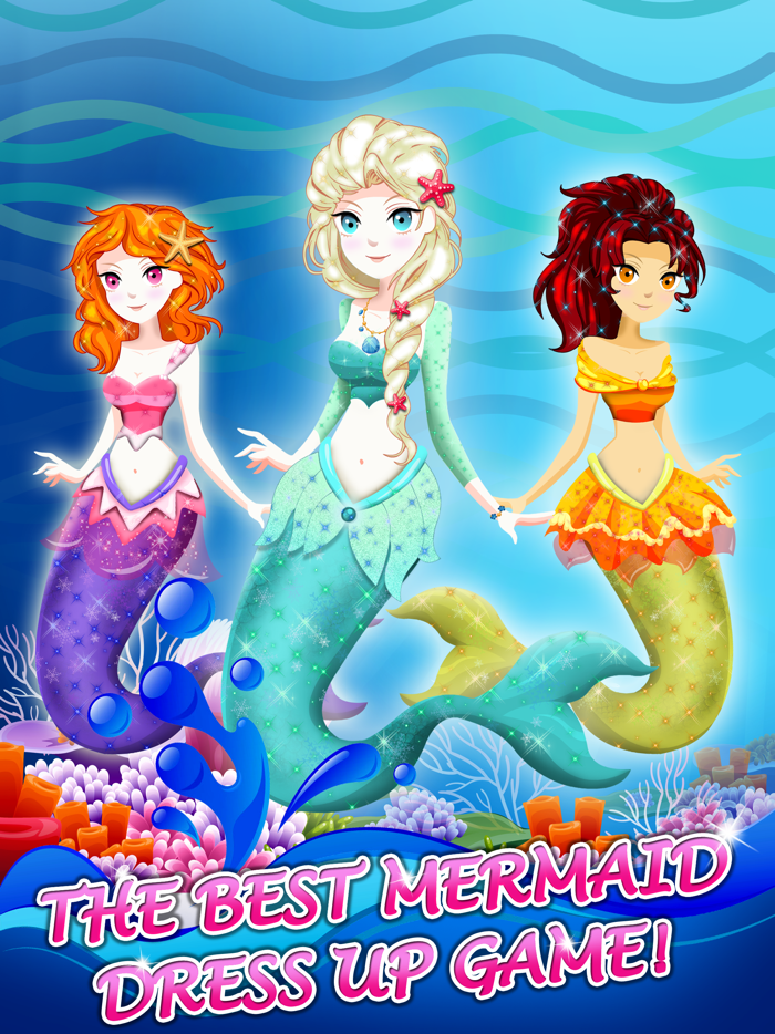 Little Mermaid Princess Dress-Up Games For Girls