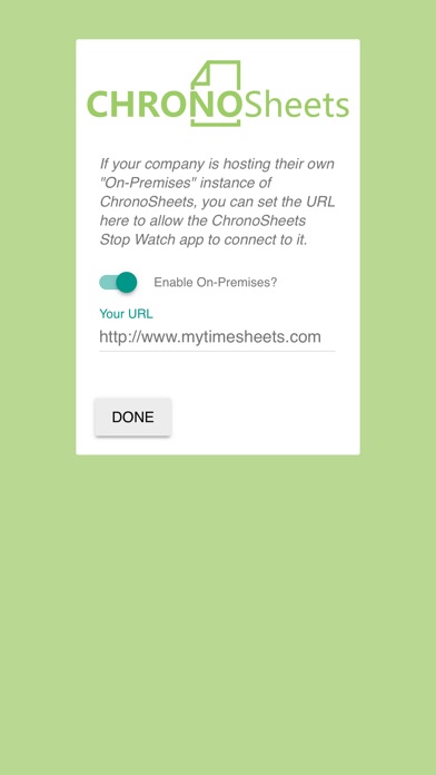 ChronoSheets screenshot 2