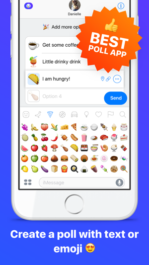 Emoji Poll - Send surveys to friends with iMessage(圖1)-速報App